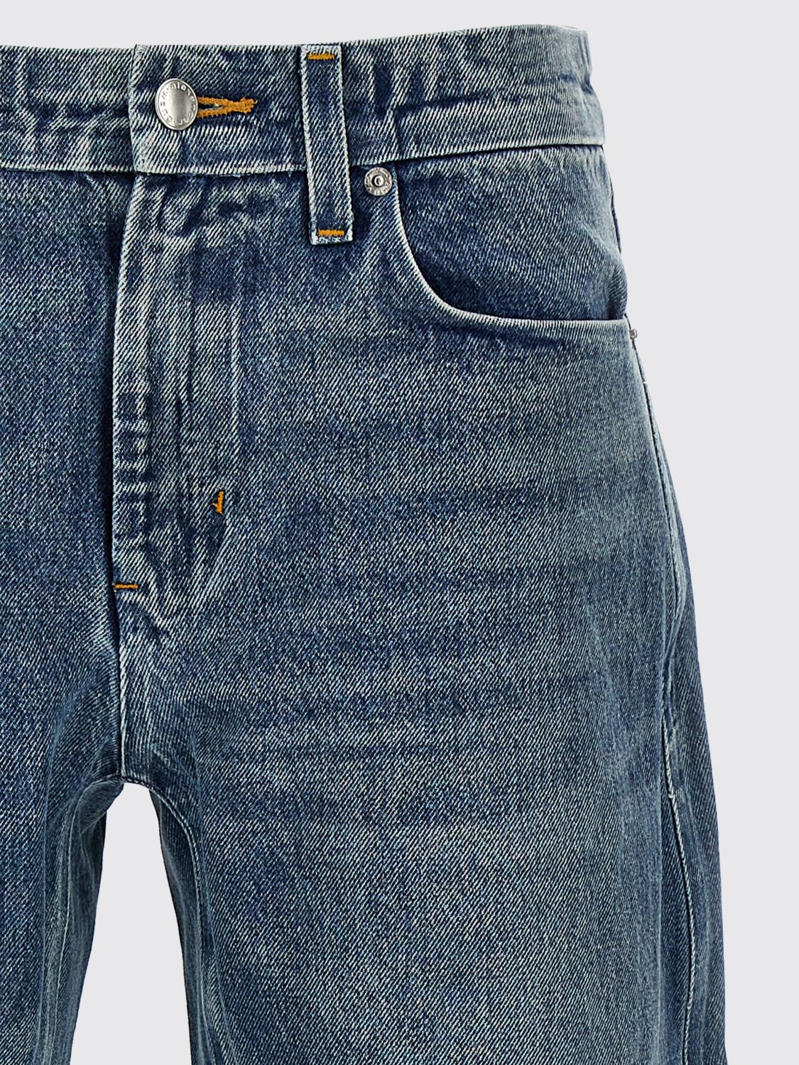 Low-rise cotton jeans - Blue