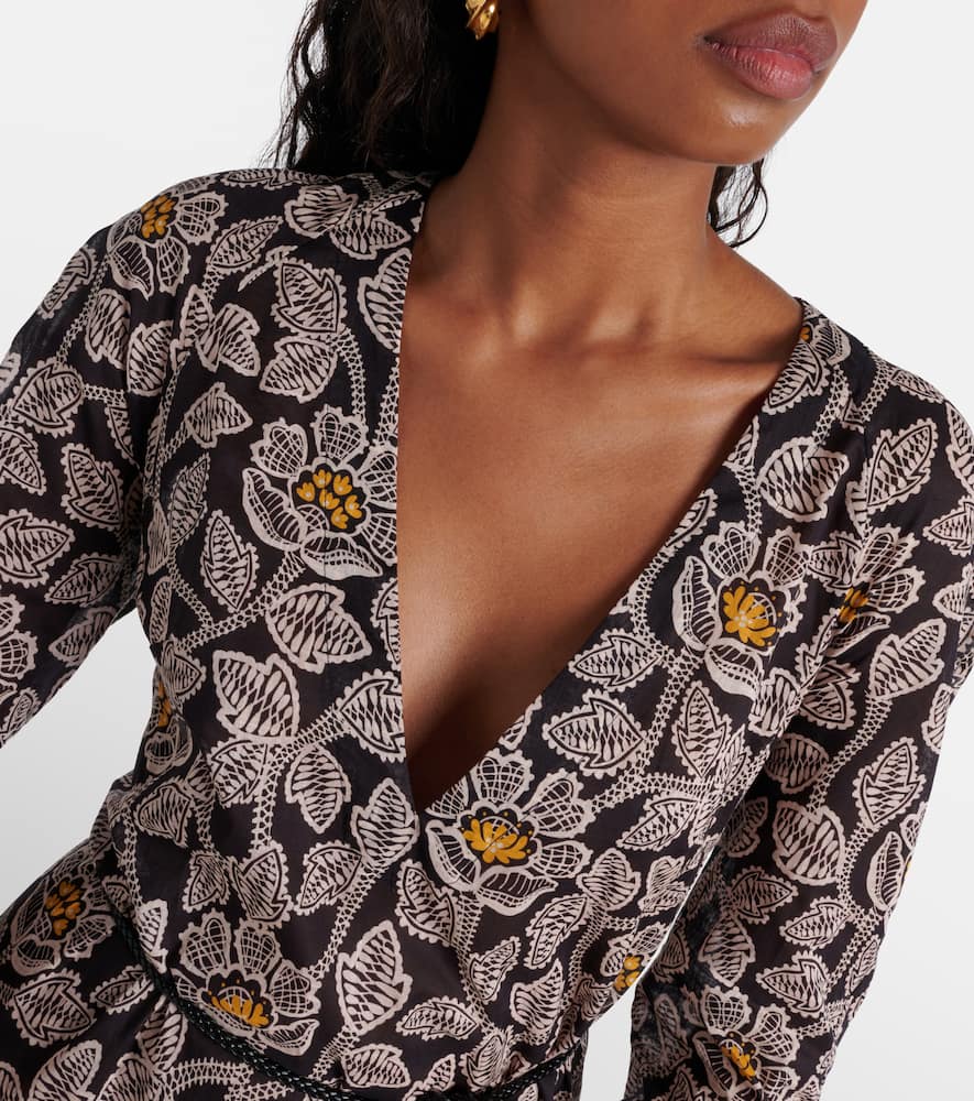 Zimmermann Ottie floral cotton midi dress