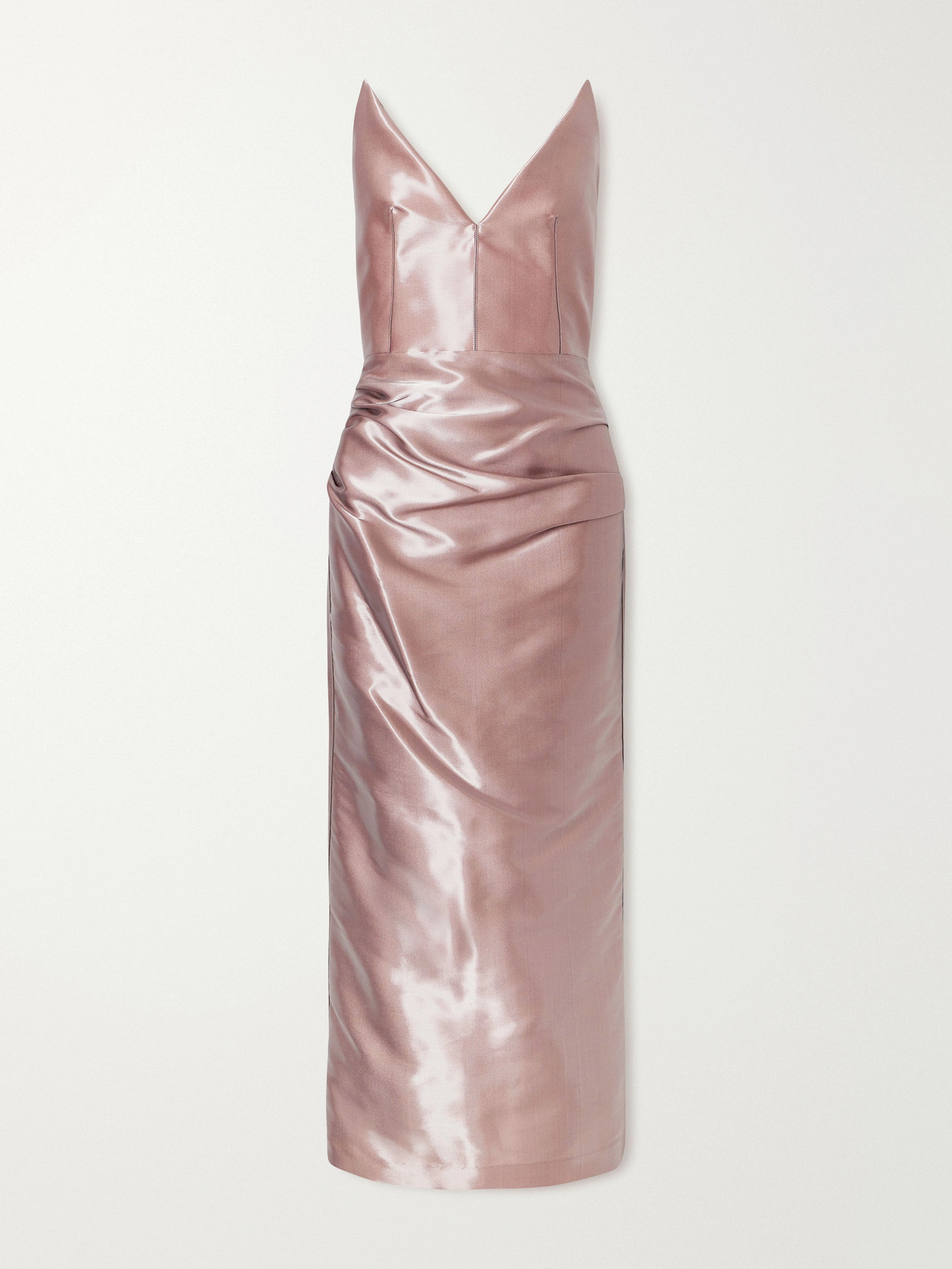 Saucy Minx Taffeta Dress - Pink