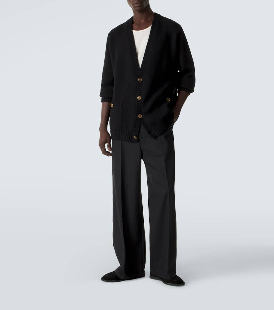 DG wool-blend cardigan
