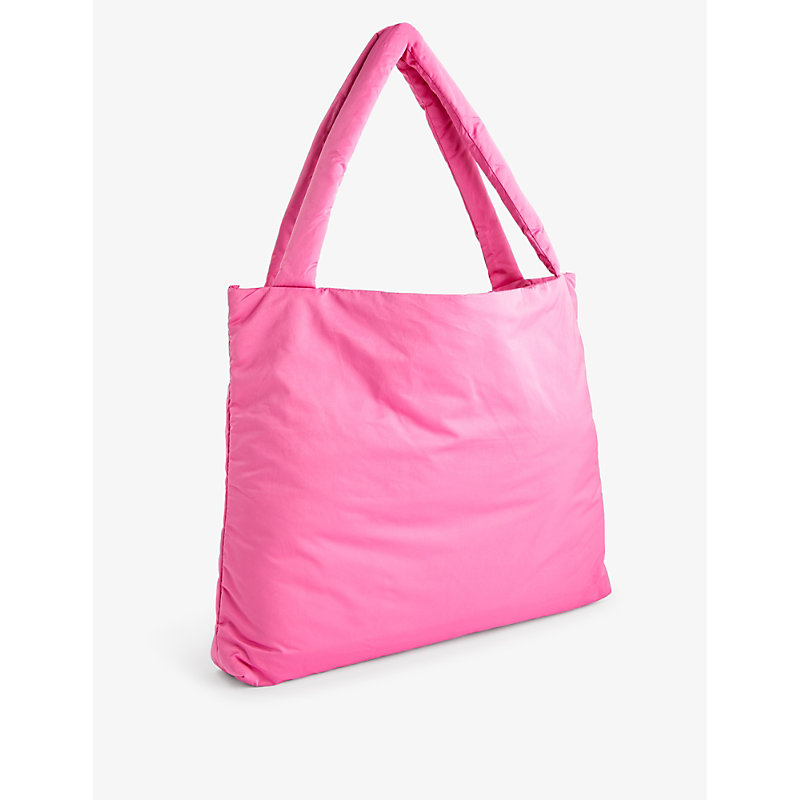 Pink Pink Puffy Mom Woven-blend Tote bag 1SIZE