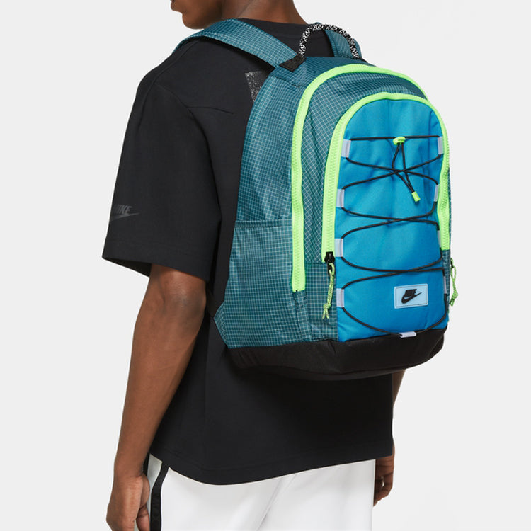 Hayward 2.0 Large Capacity Drawstring schoolbag backpack Unisex Green / Blue