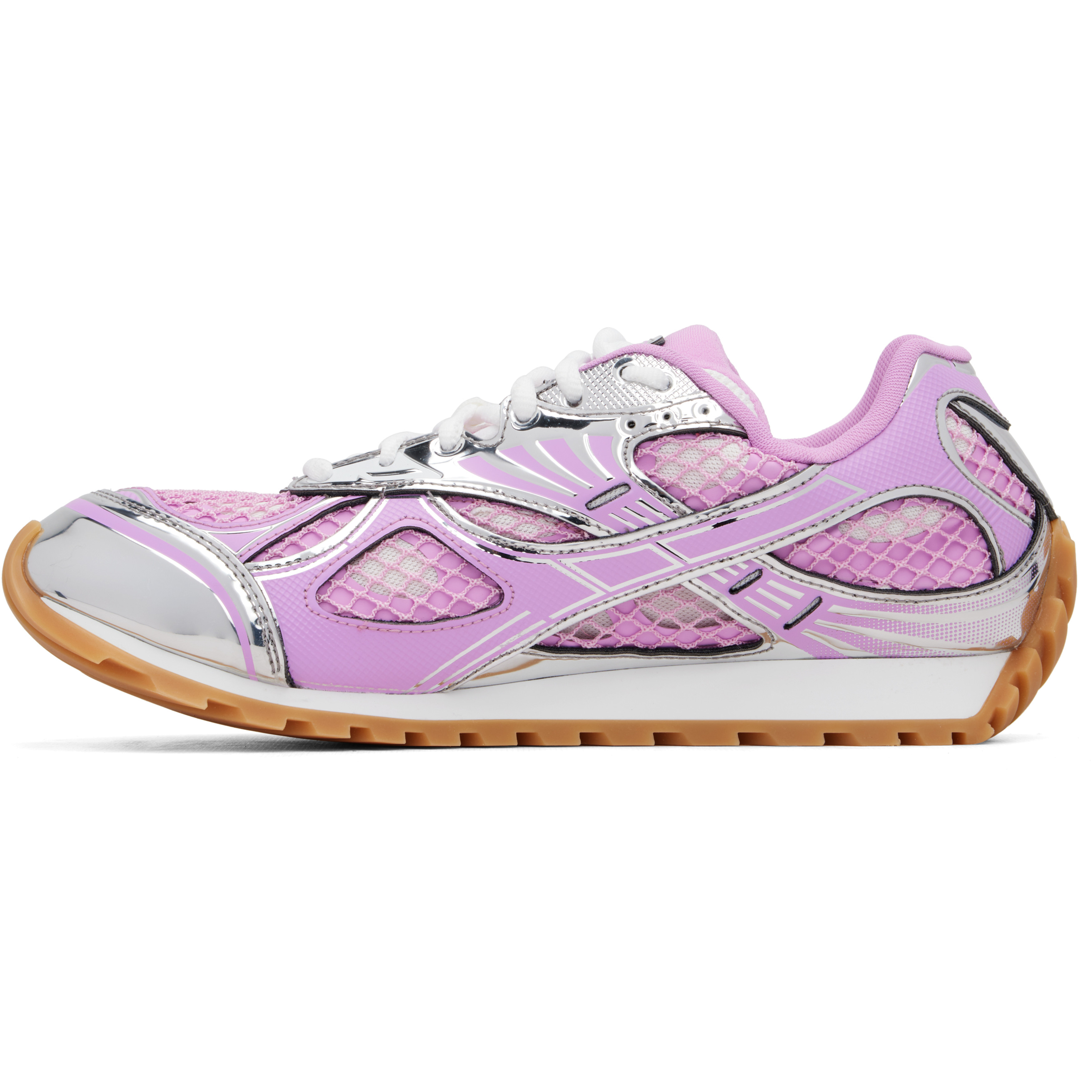 Pink & Silver Orbit Sneakers