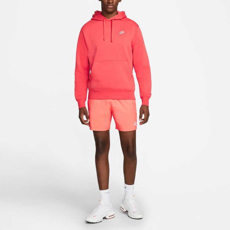 Men's Sportswear Keep It Clean Casual Sports Pullover Orange