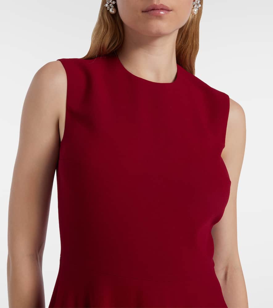 Gradient crêpe cocktail dress
