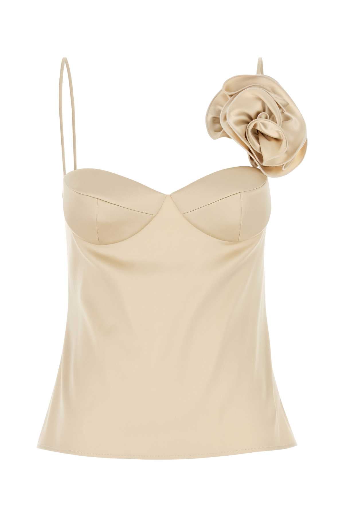 Blouse Tank Top — Beige