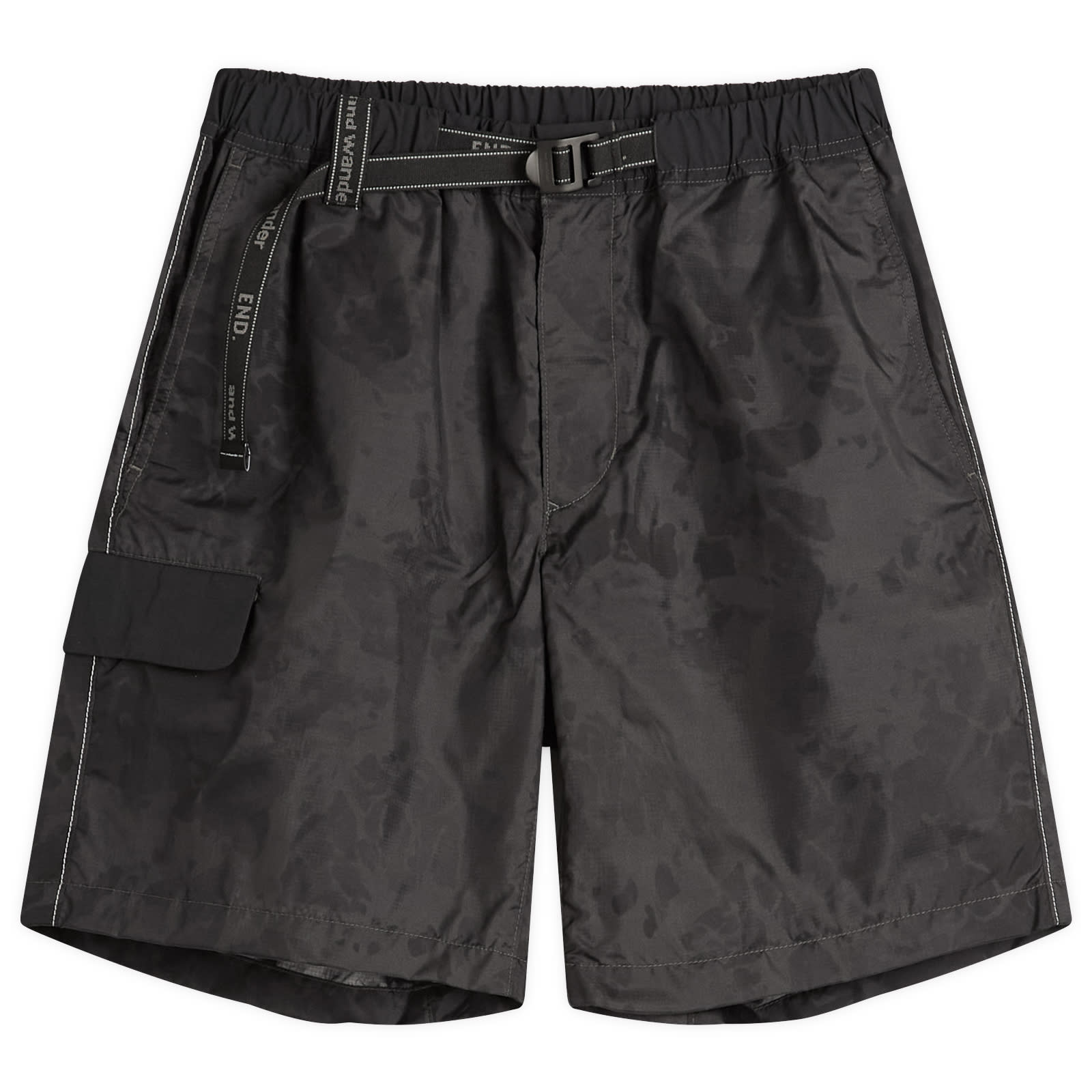 END. x Nylon Print Short Pant Charcoal