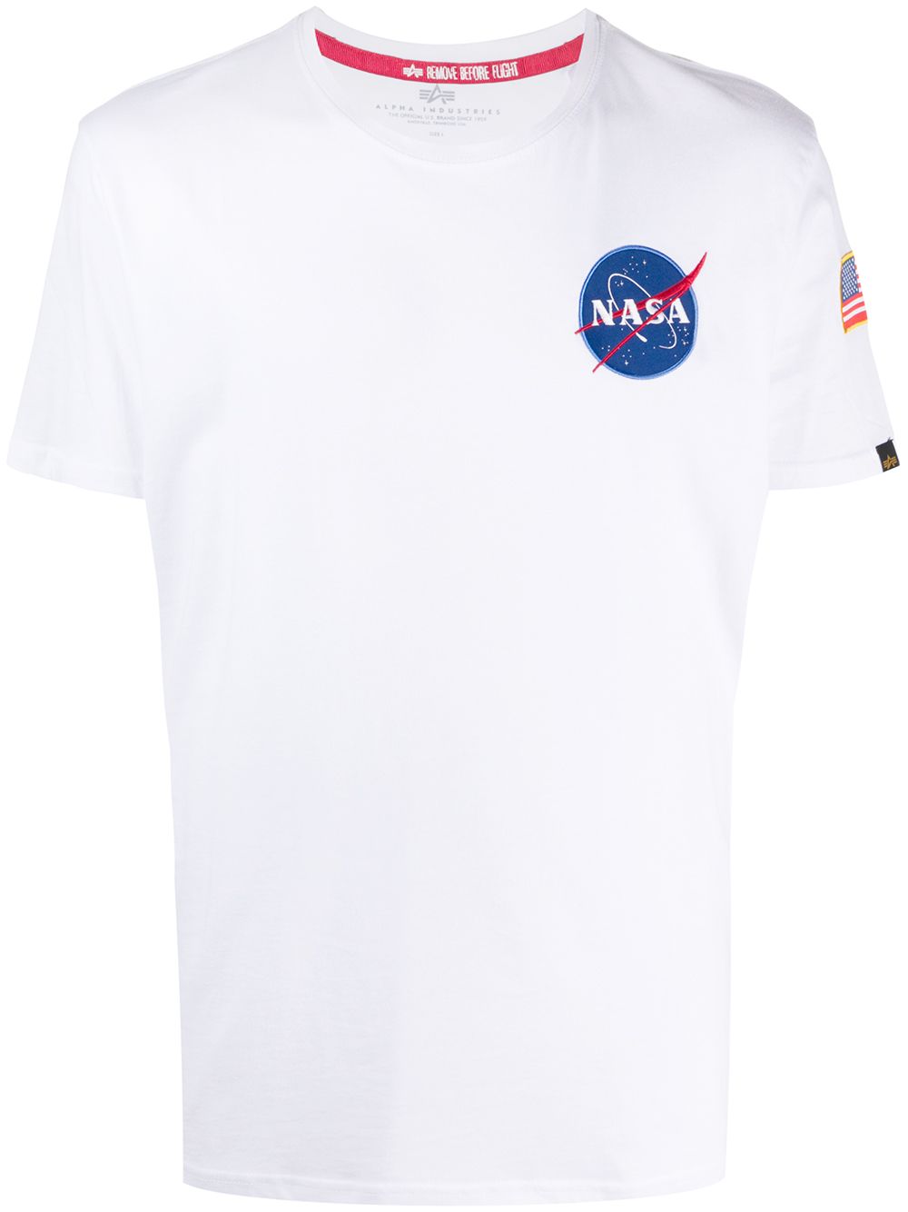 NASA print short-sleeve T-shirt