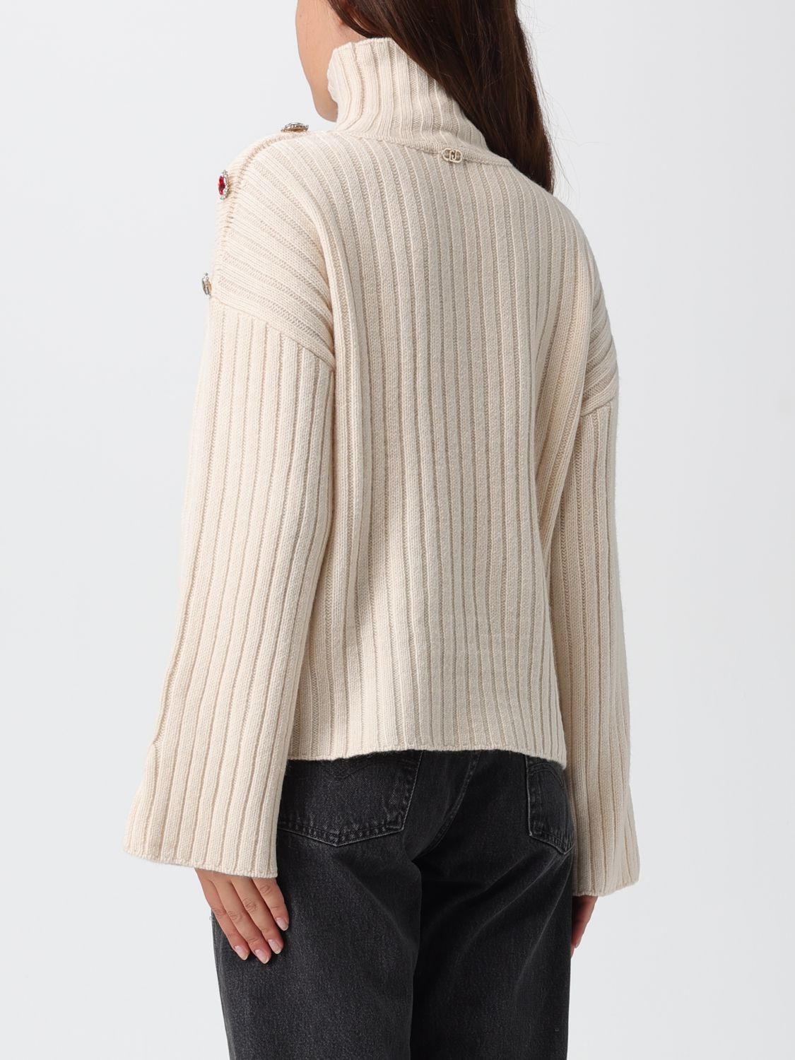Sweater Woman color Yellow Cream