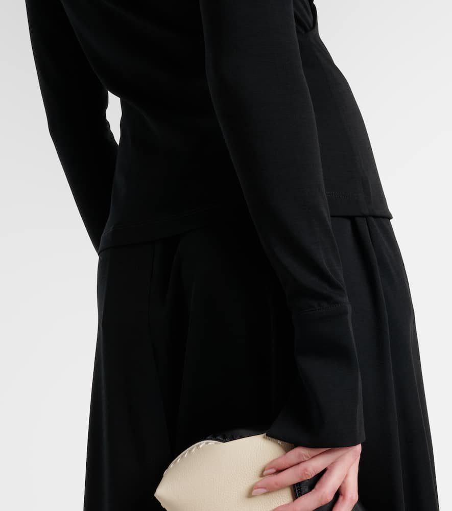 Adagio virgin wool wrap top