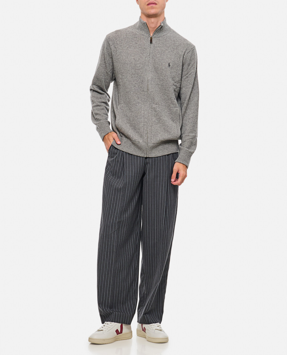 Striped trousers - Black