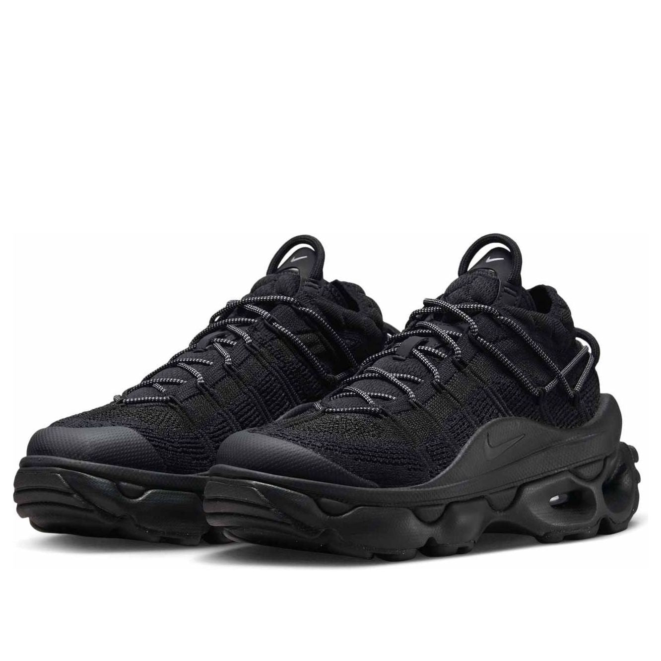 (WMNS) Air Max Flyknit Venture 'Black Metallic Silver'