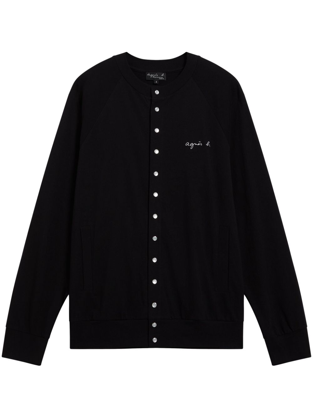 Bronze cotton cardigan - Black