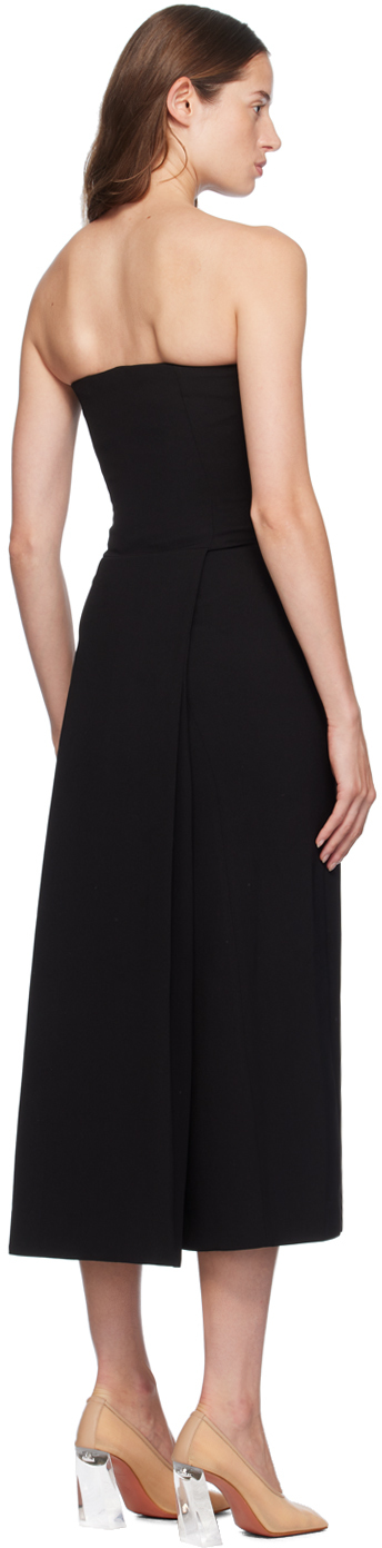 16Arlington Black Noctula Midi Dress