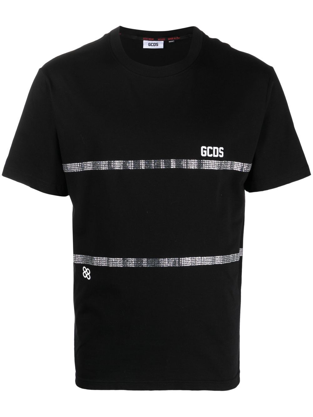 Crystal embellished T-shirt - White