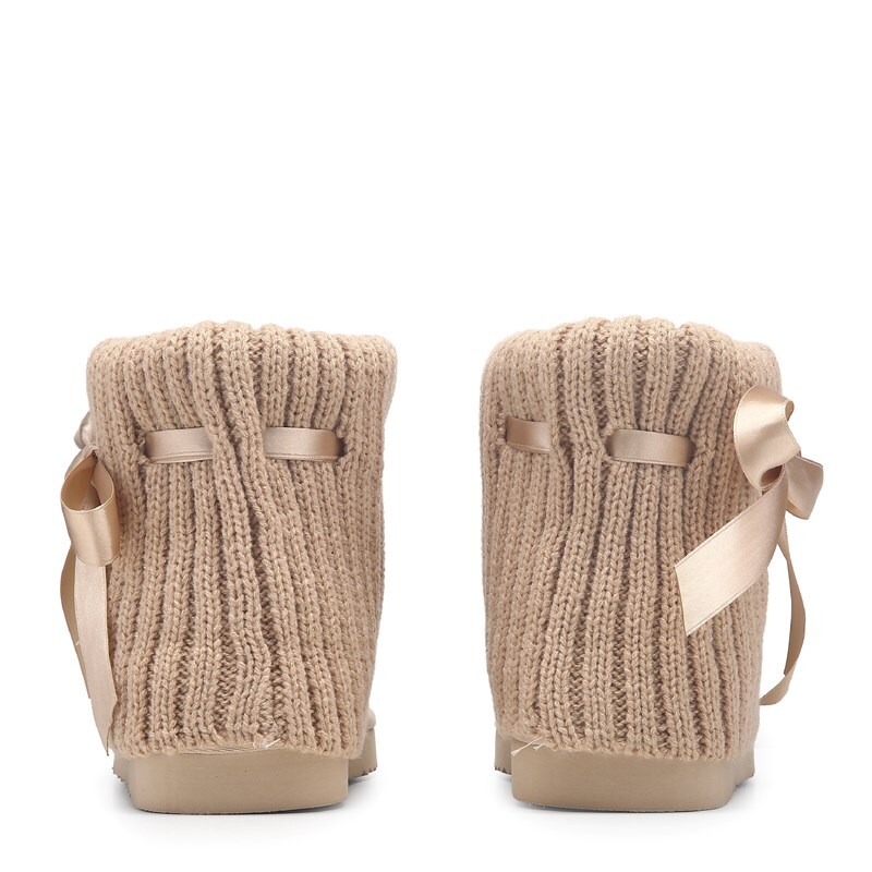 Kids' Jjaxie Sweater Boot Little/Big Kid Boots (Tan)