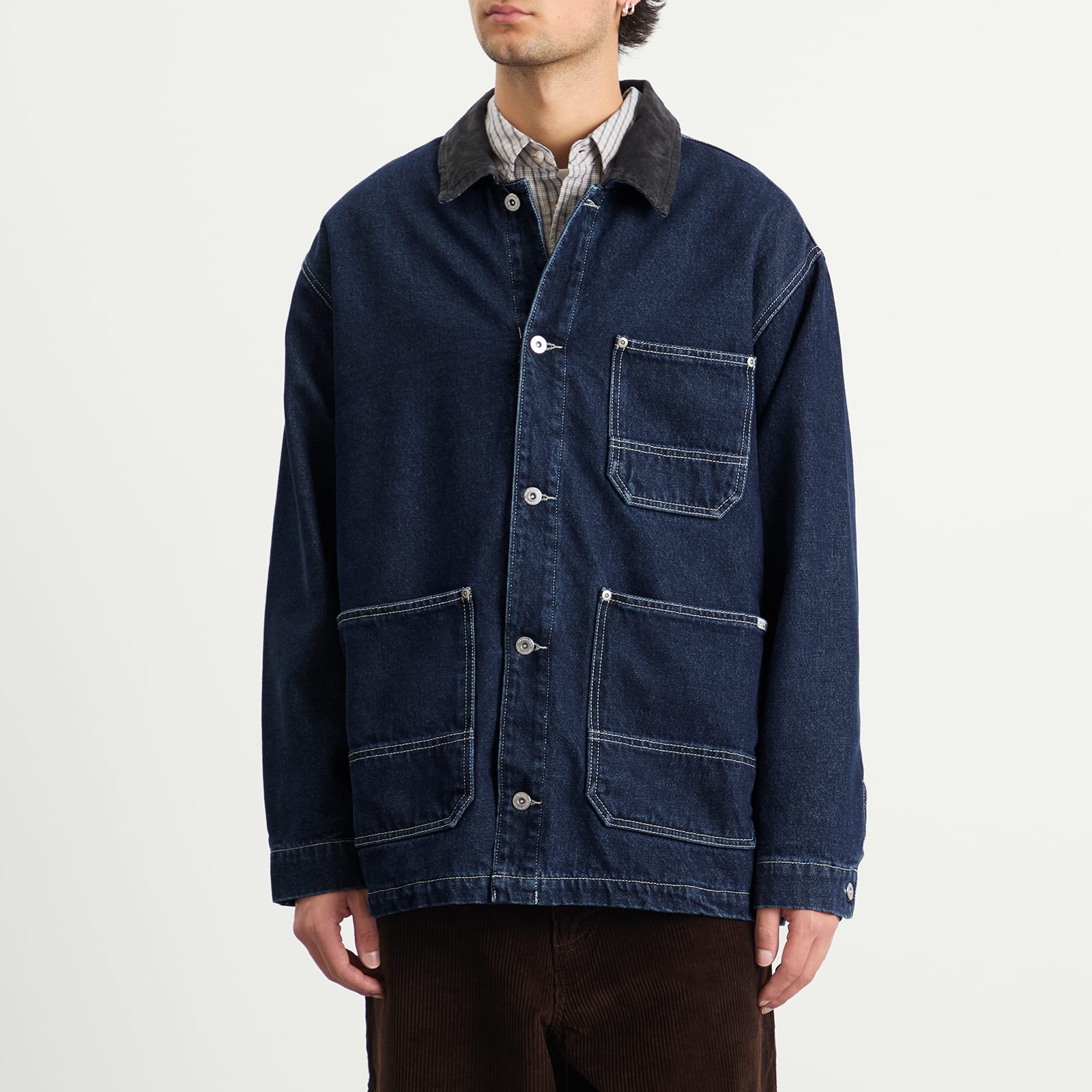 Men's Flannel Lined Ezra Jacket Indigo