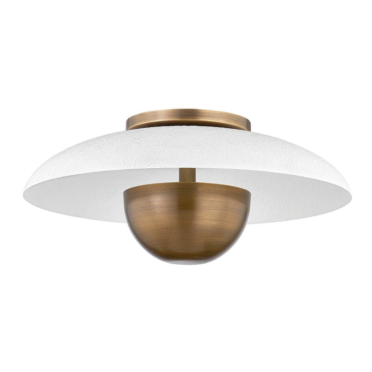 Patina Brass LED Flush Mount from the Noah Collection