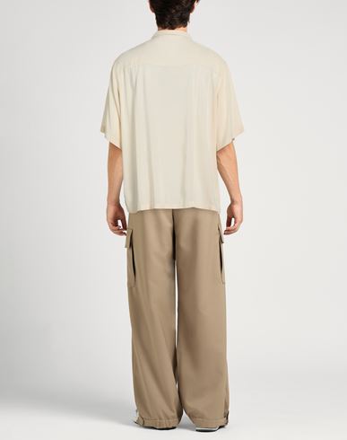 Man Shirt Beige Size L Viscose