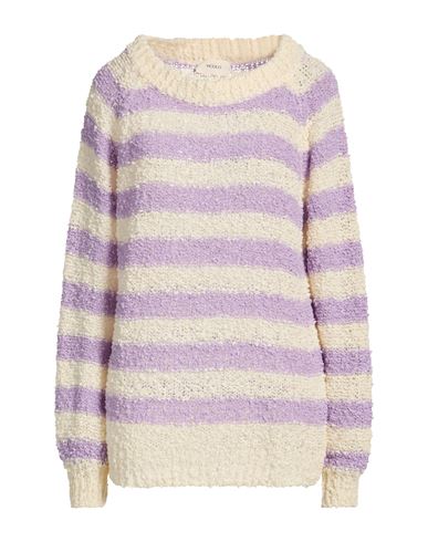 Woman Sweater Lilac Size ONESIZE Cotton, Polyamide