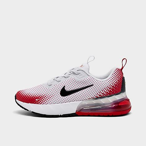 Little Kids Air Max Phoenix Stretch Lace Casual Shoes in White/Gym Red/Black