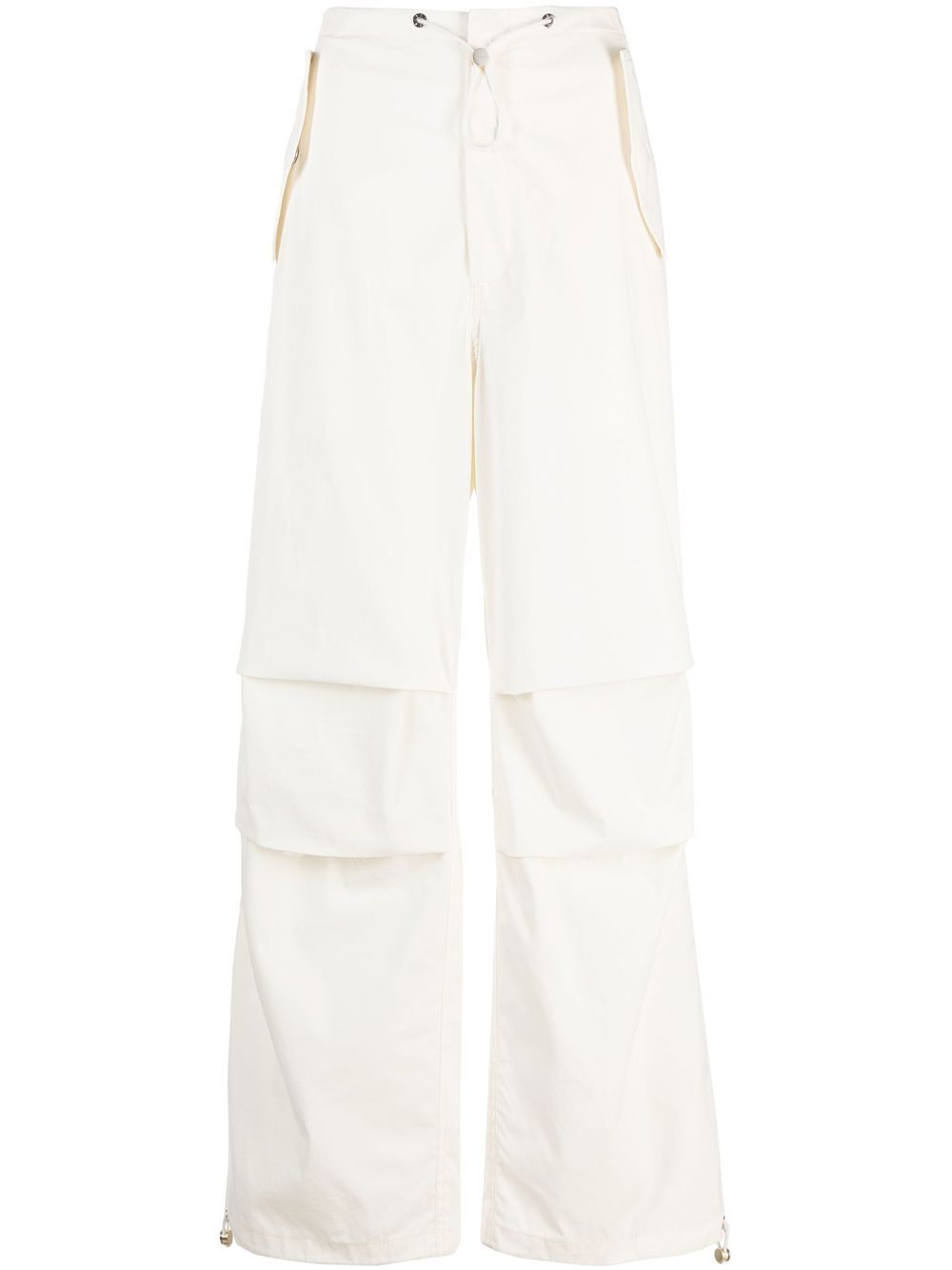 Drawstring parachute trousers - Neutrals