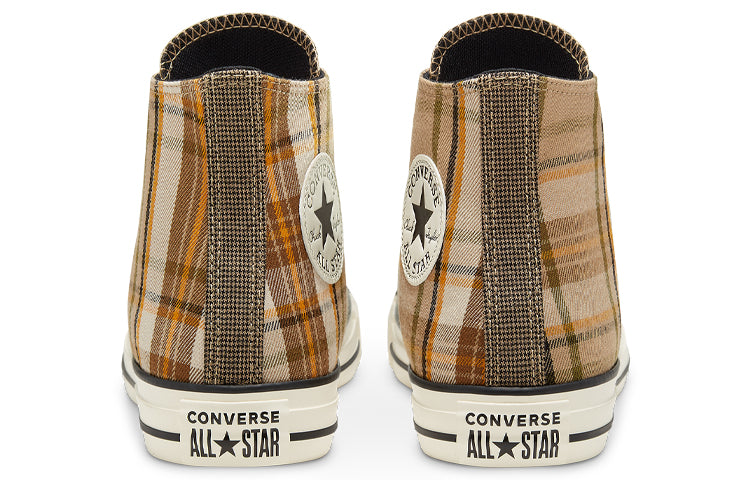 (WMNS) Chuck Taylor All Star Khaki Plaid Sneakers