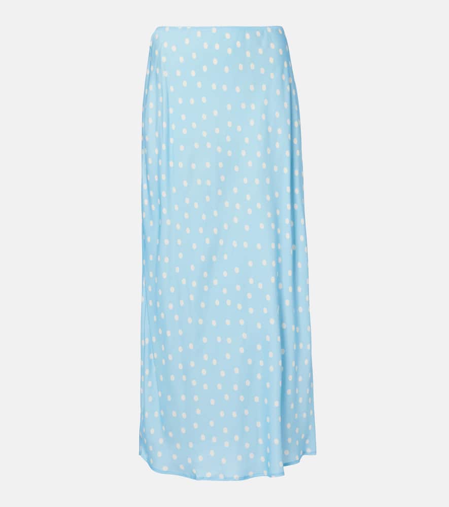 Ardith polka-dot midi skirt