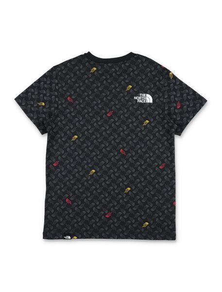 The North Face All-Over Logo Patterned Crewneck T-Shirt