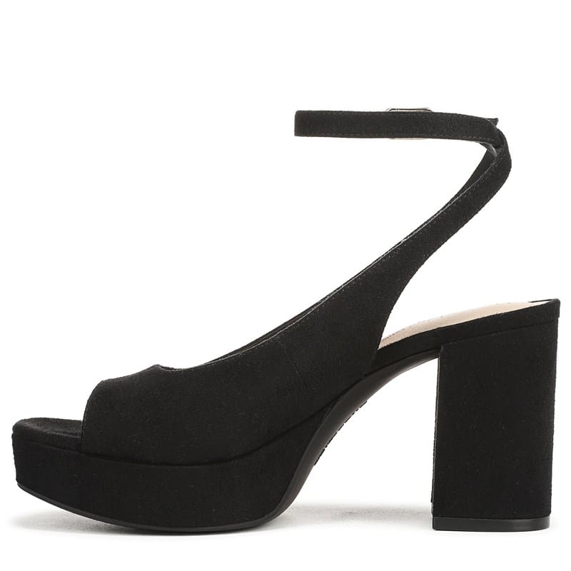 Women's Aliyah Dress Sandals (Black Microsuede)