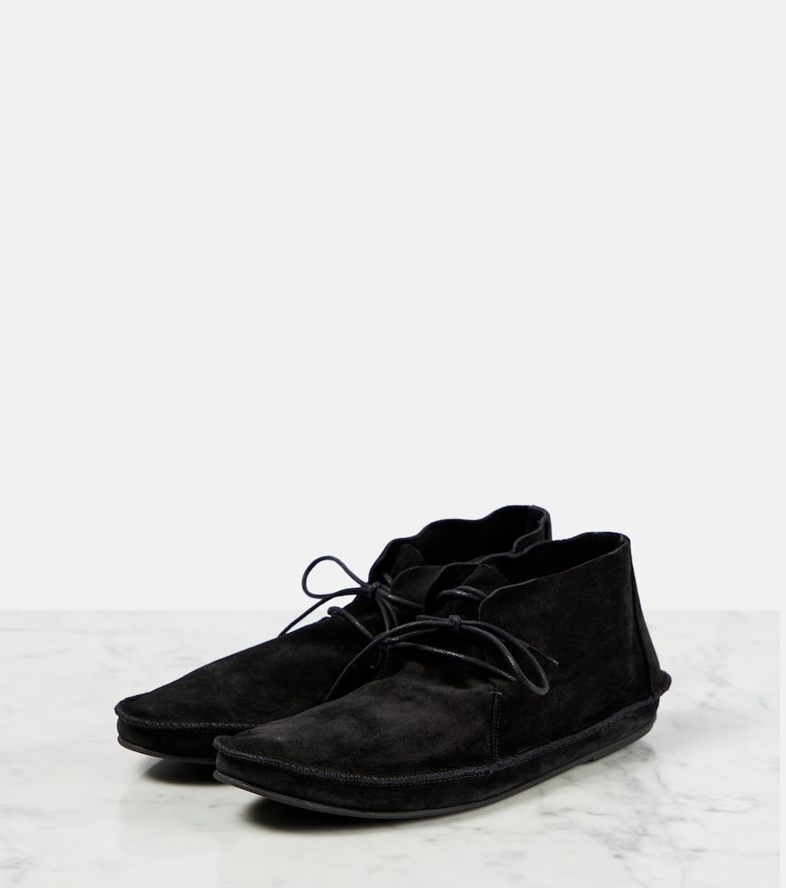 The Row Tyler suede ankle boots