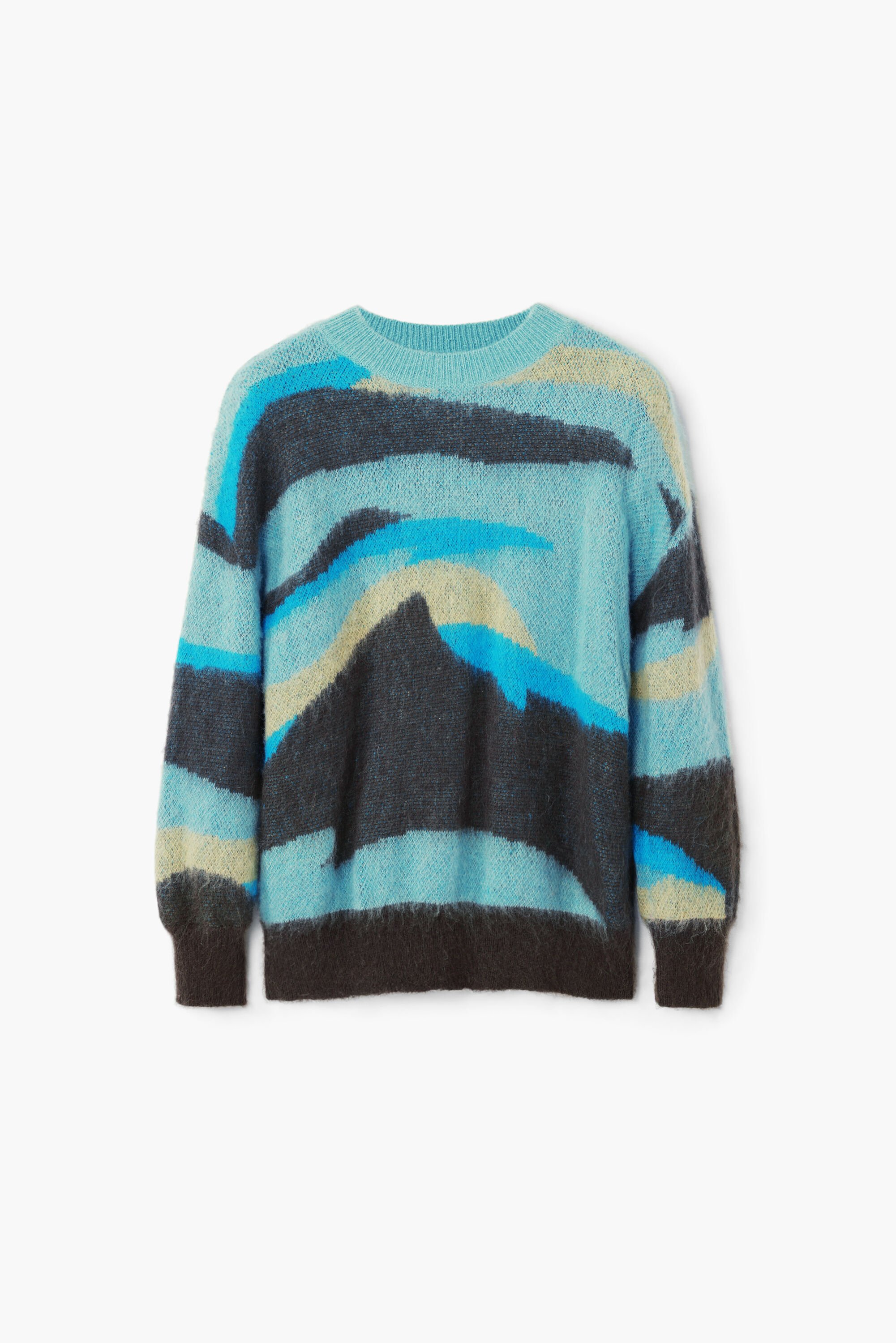 Oversize landscape sweater