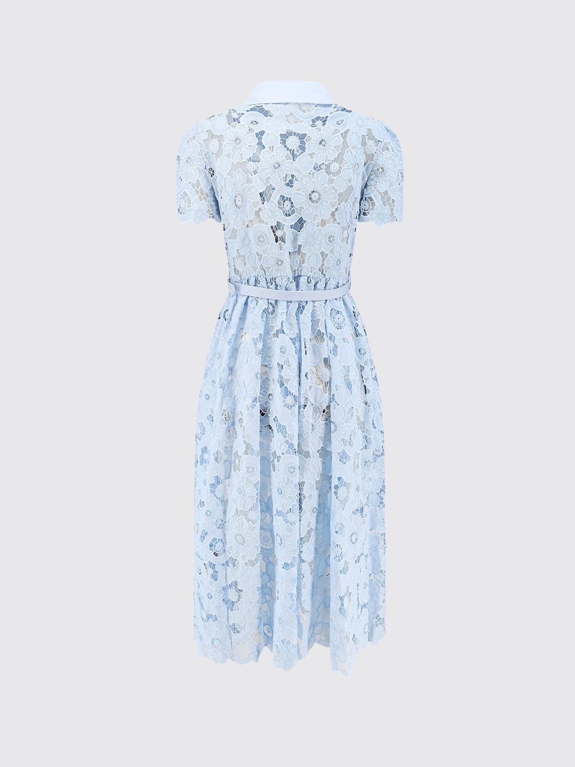 Lace Collared Midi Dress