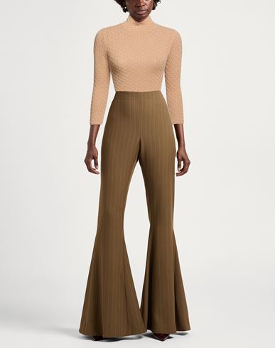 Woman Turtleneck Camel Size 2 Cashmere, Elastane