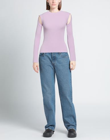 Woman Sweater Lilac Size ONESIZE Viscose, Polyester