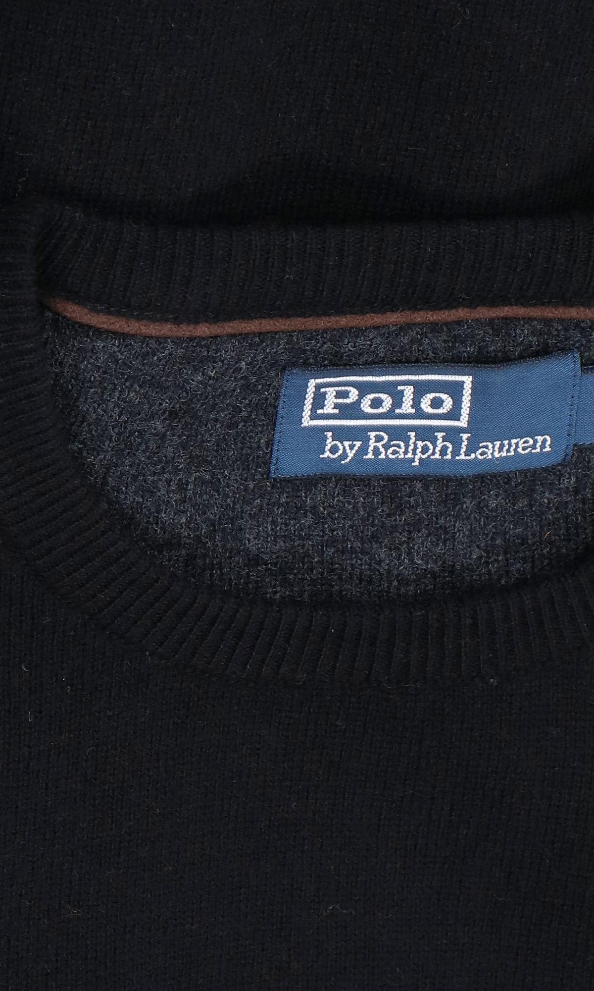 Polo Pony motif sweater - Black