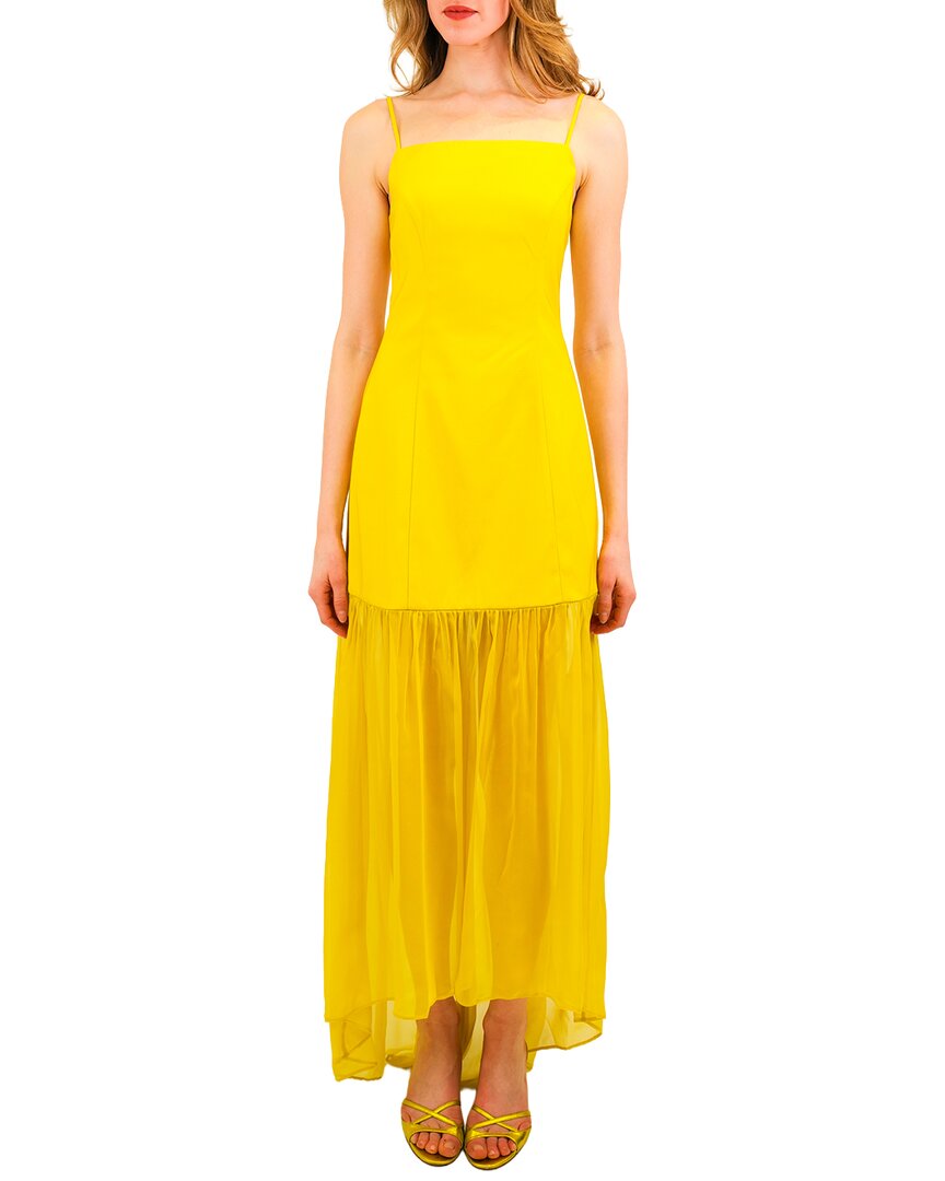 Paloma Silk-Trim Gown