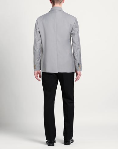 Man Blazer Grey Size 40 Polyester, Virgin Wool, Elastane