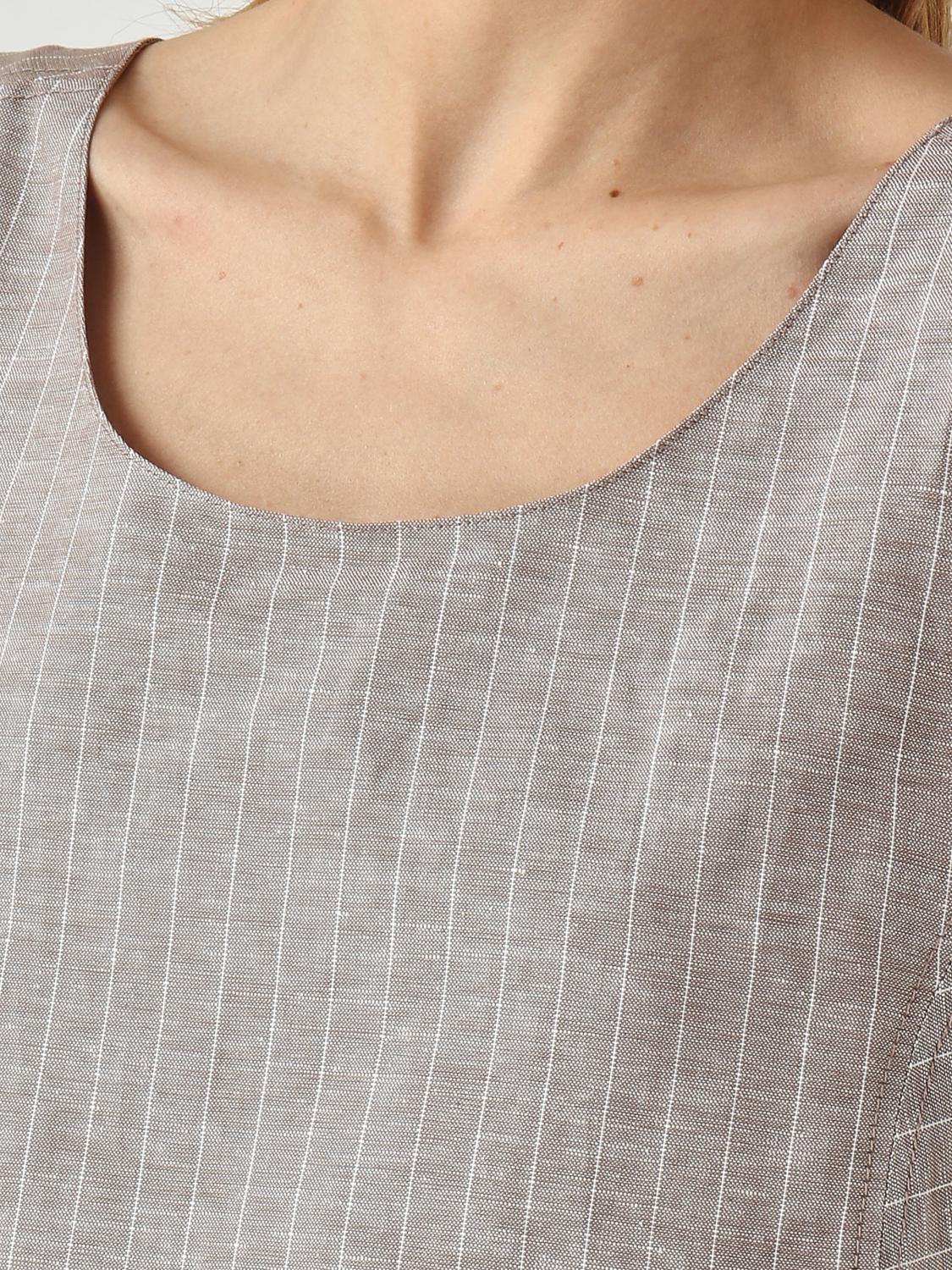 Top Woman color Grey