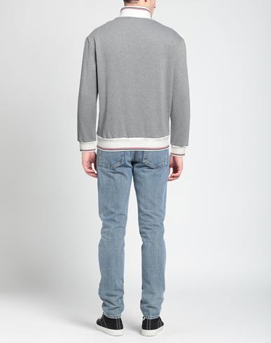 Man Sweatshirt Grey Size S Cotton, Polyester