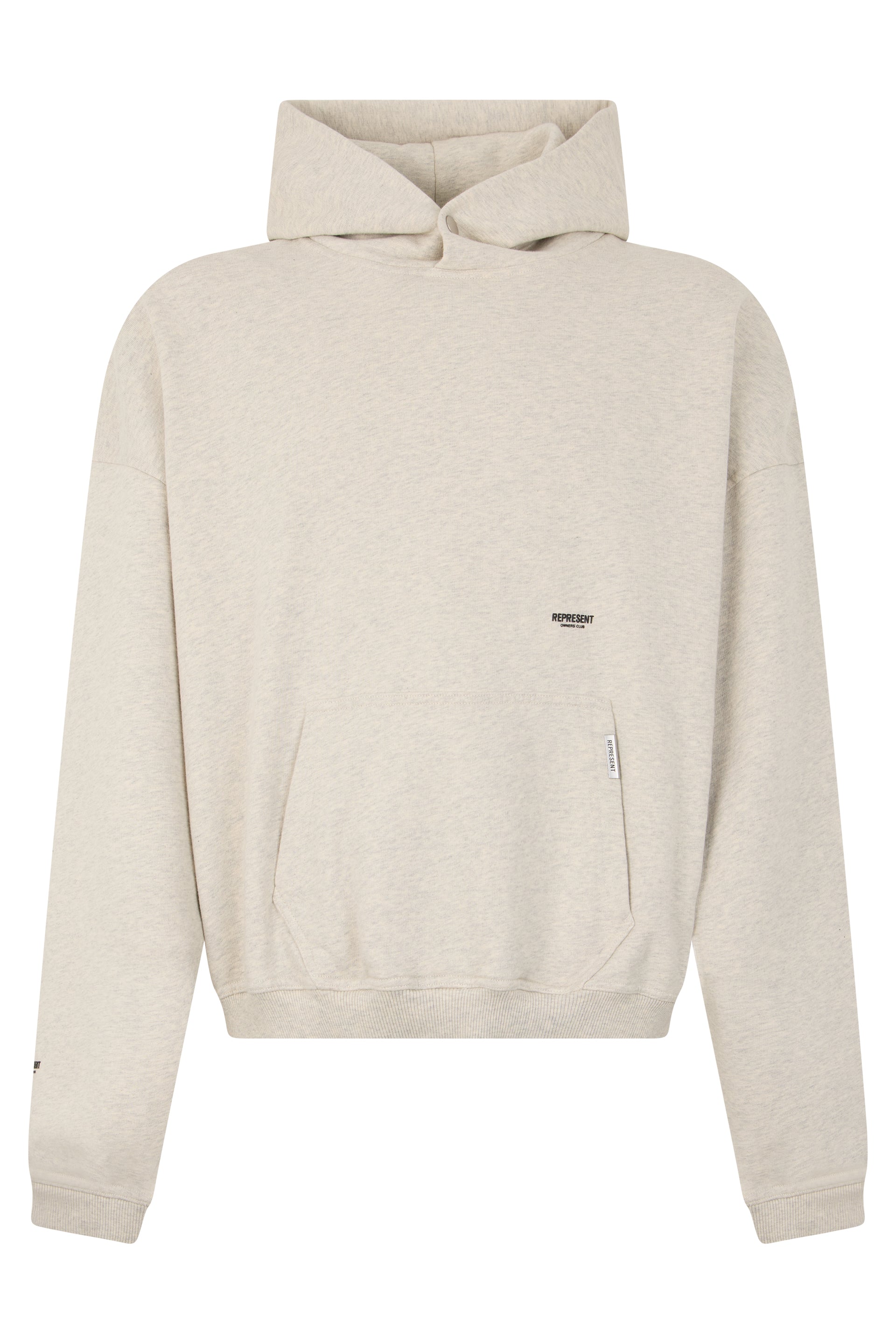 Minimalist Cotton Hoodie — Cream