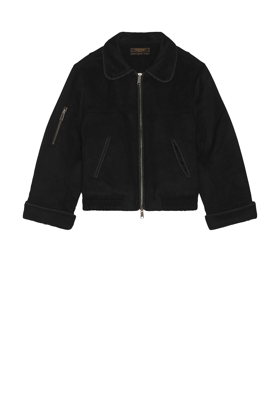 Kody Phillips Wool Lasso Jacket in Black - Black. XL/1X also in