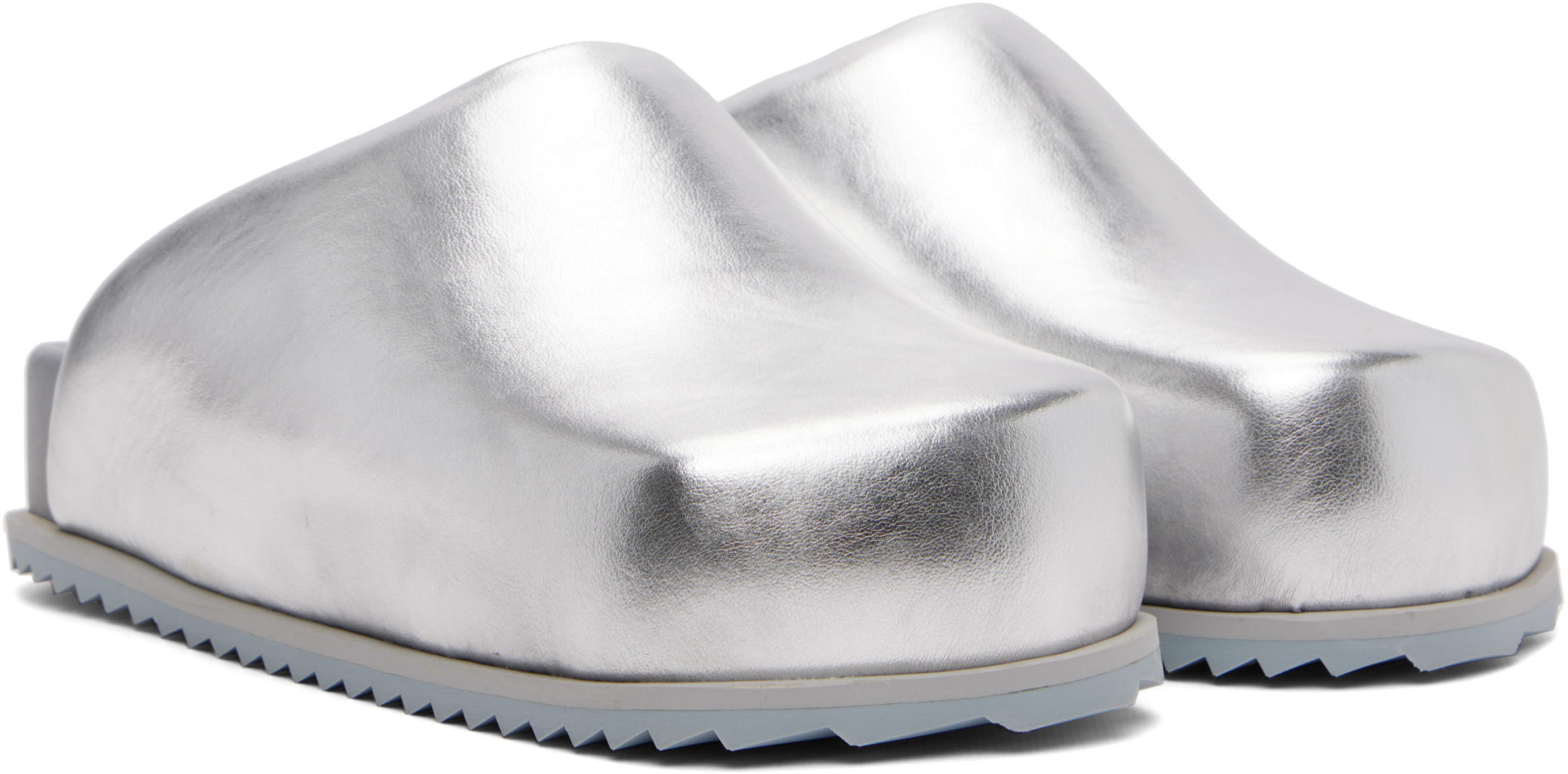 SSENSE Exclusive Silver Truck Slip-on Loafers