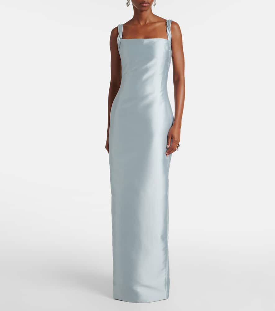 Satin gown