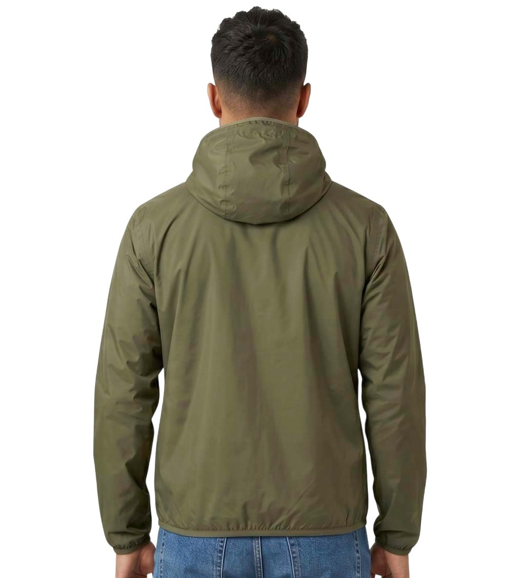 Green Logo Hood Jacket