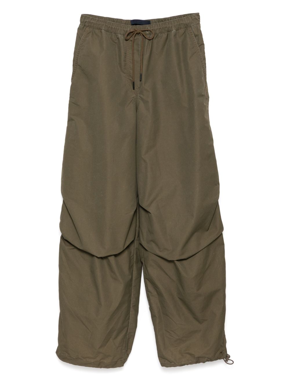 Juun.J wide-leg drawstring trousers - Neutrals