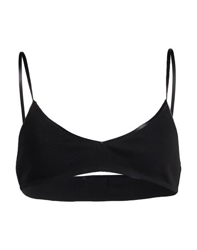 Woman Top Black Size M Cotton, Modal, Elastane
