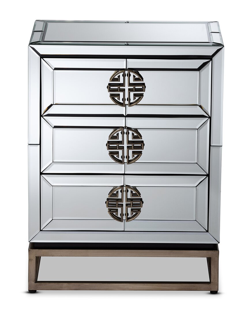 Laken Finished 3-Drawer Nightstand