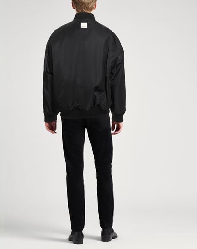 Man Jacket Black Size 38 Polyamide, Cotton, Elastane