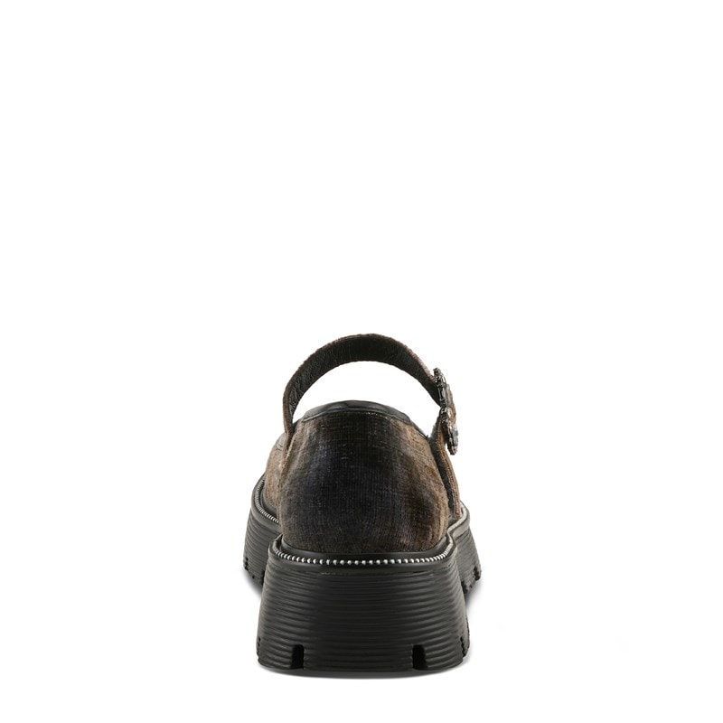 Women's Maryjana Mary Jane Platform Shoes (OLIVE MULTI)